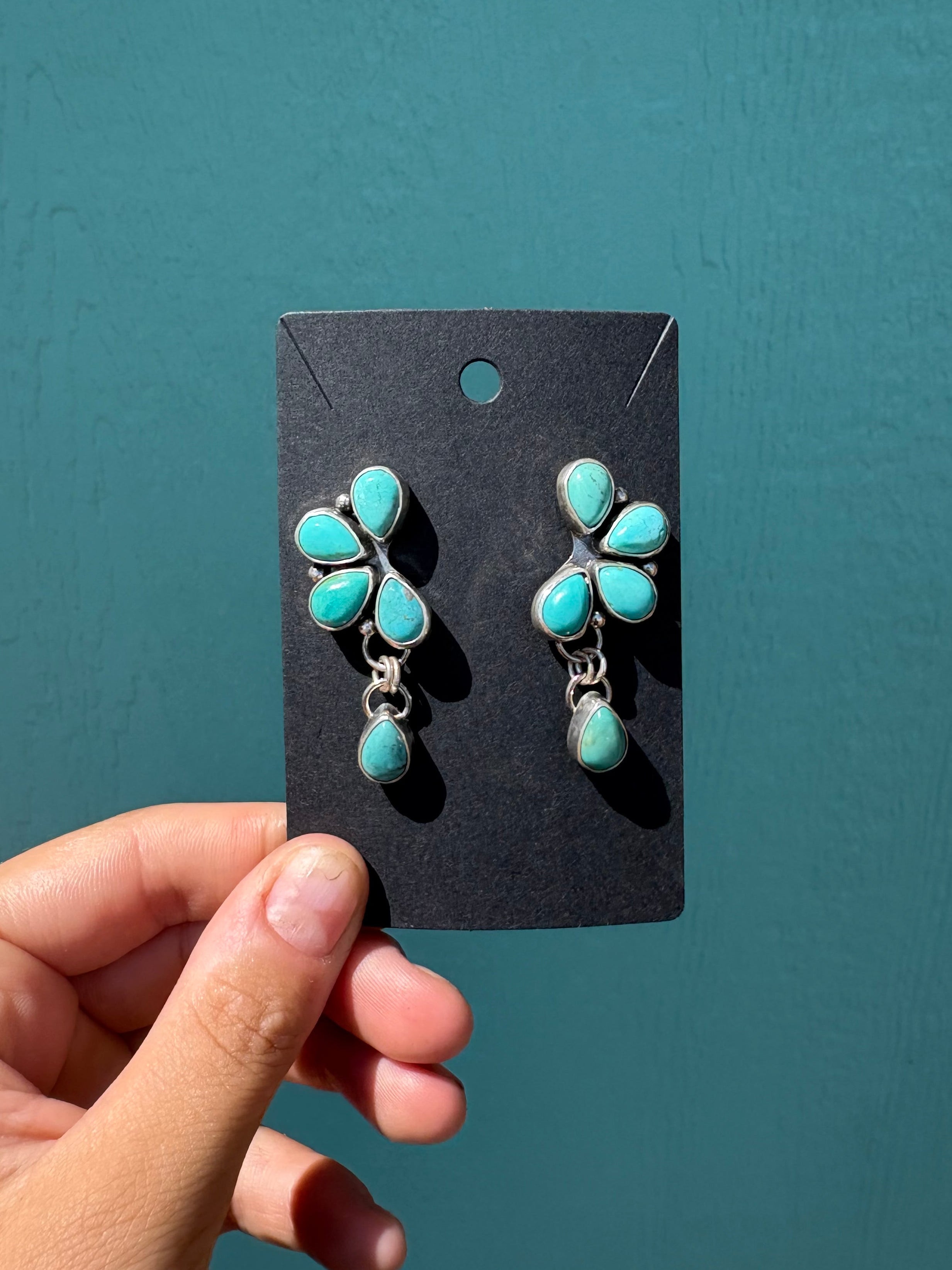 Kingman Half Cluster Earrings