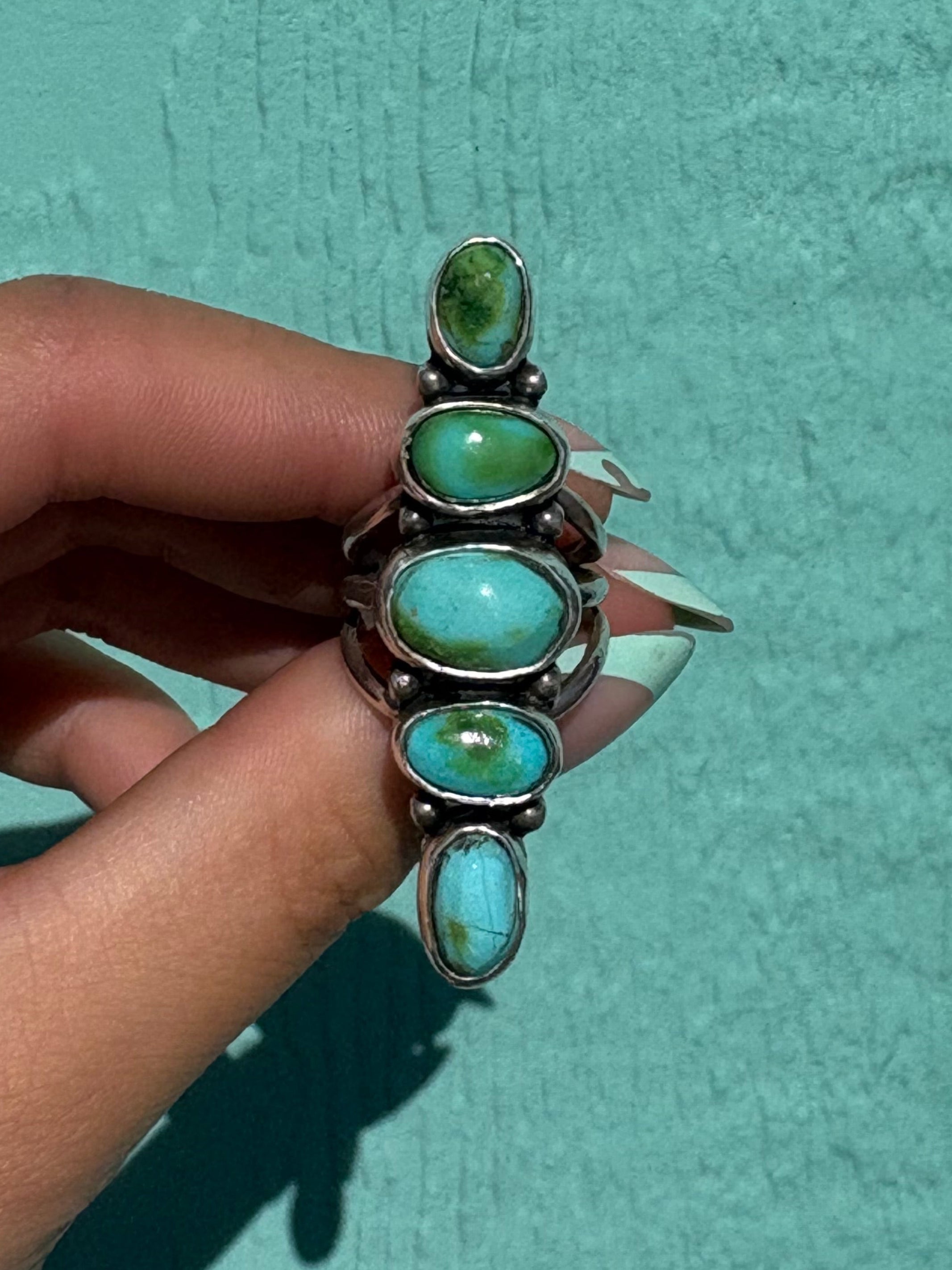 Sonoran Mountain Turquoise Ring Size 6.5