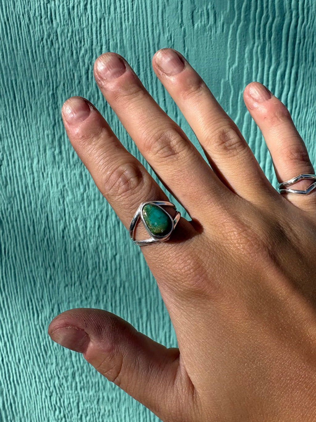 Lone Mountain Split Band Ring Size 7
