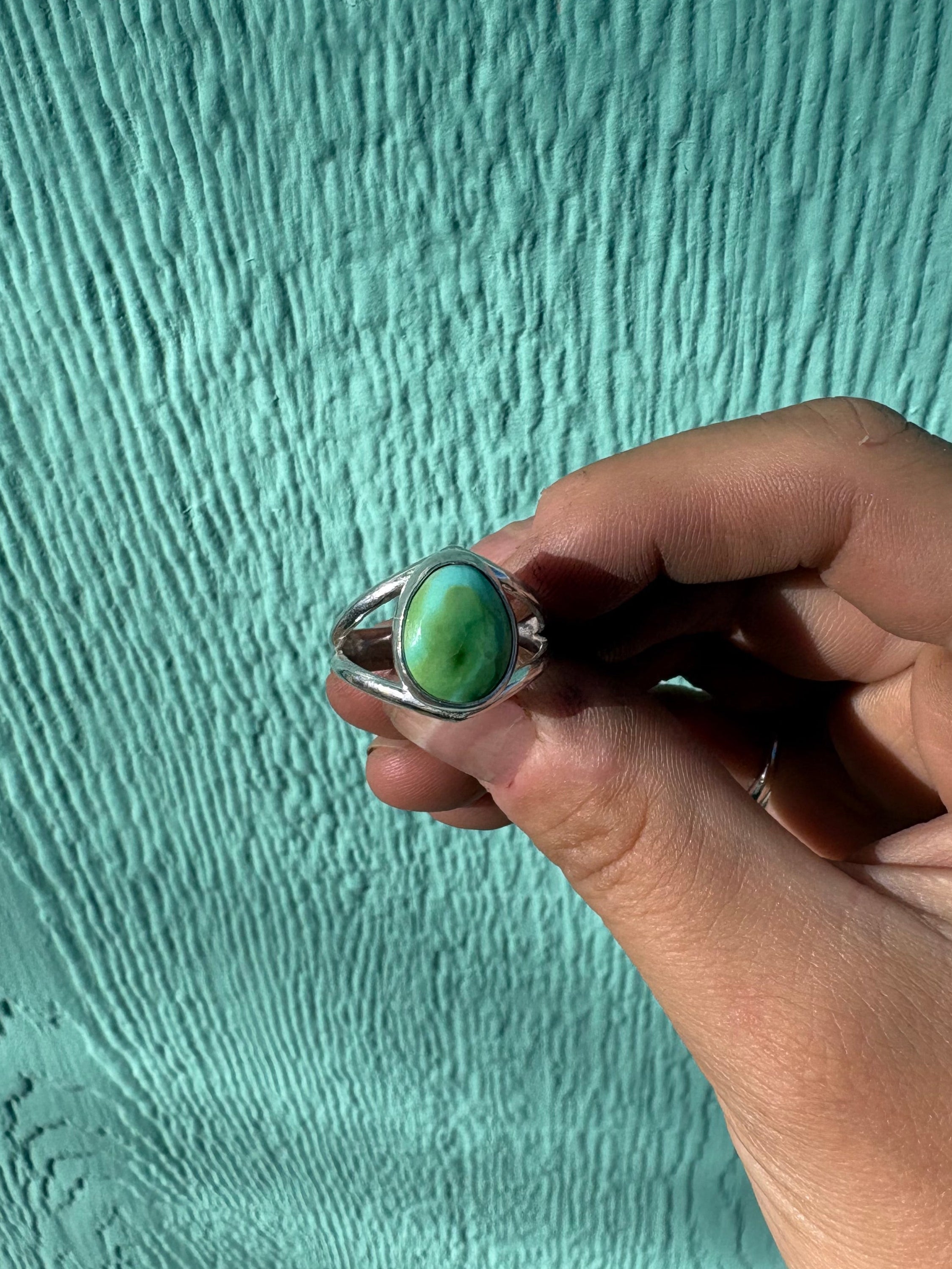 Sonoran Mountain Split Band Ring Size 8