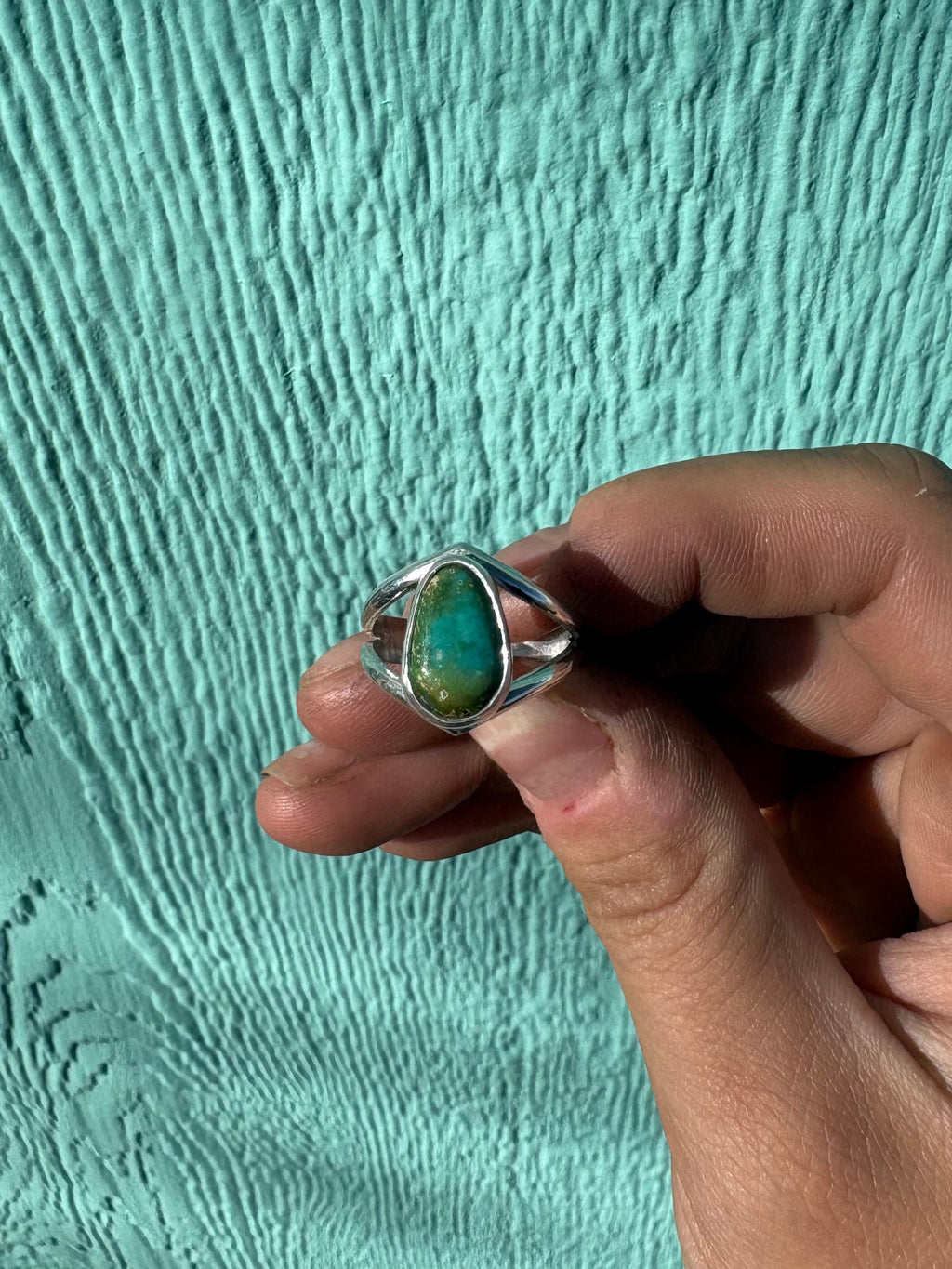 Lone Mountain Split Band Ring Size 7