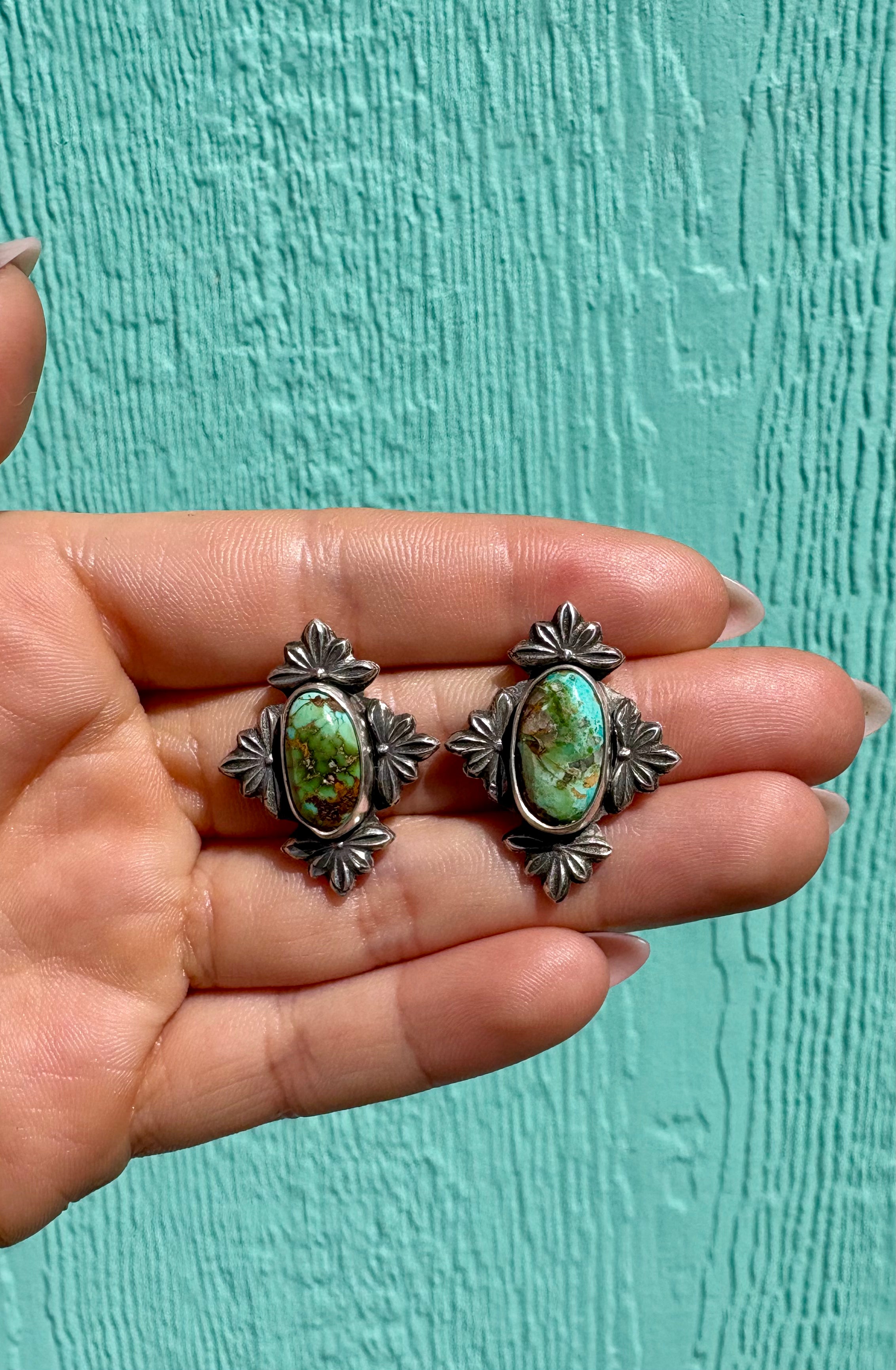 Sonoran Mountain Turquoise Studs