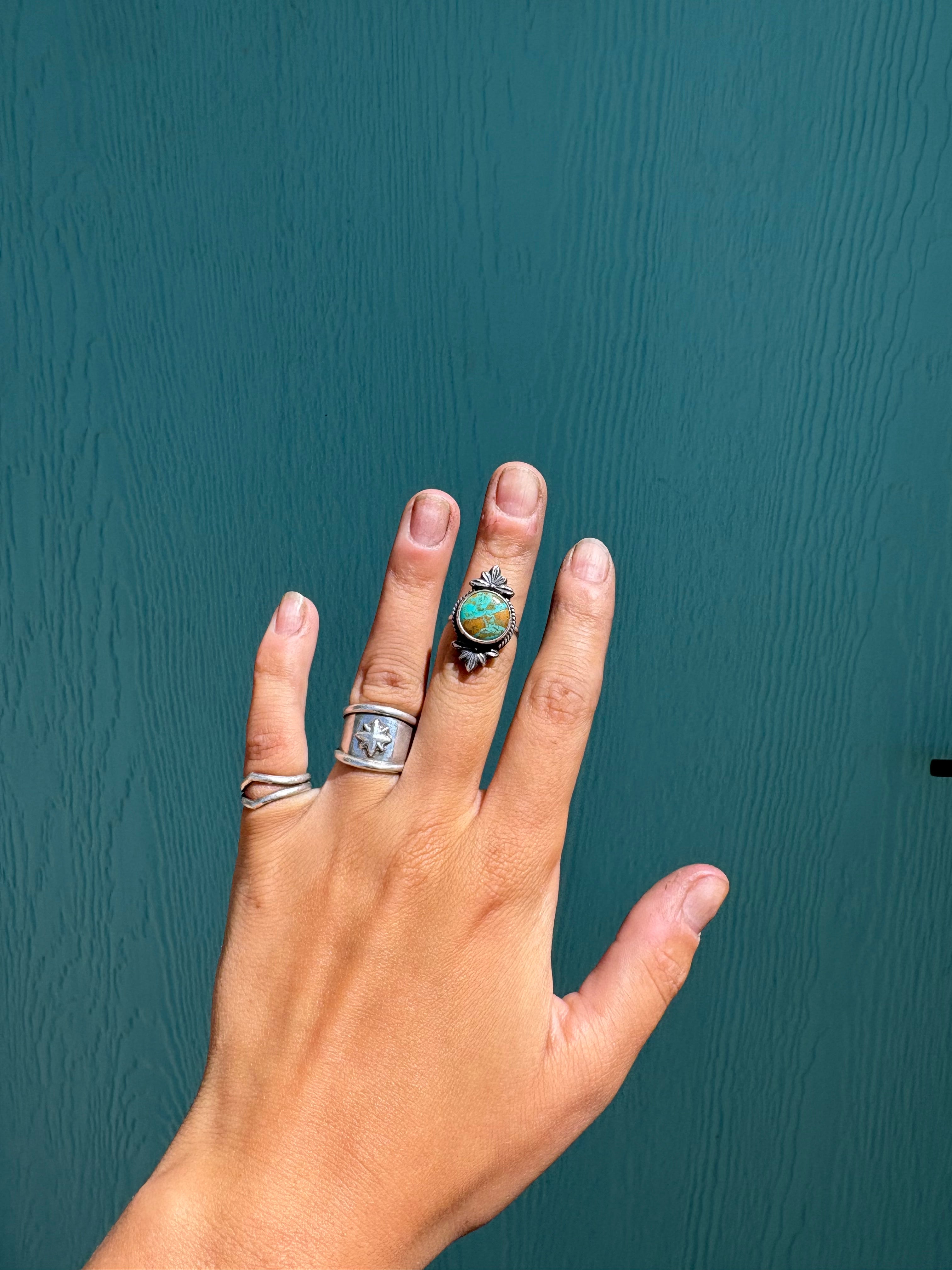 Little Kingman Turquoise Ring Size 6