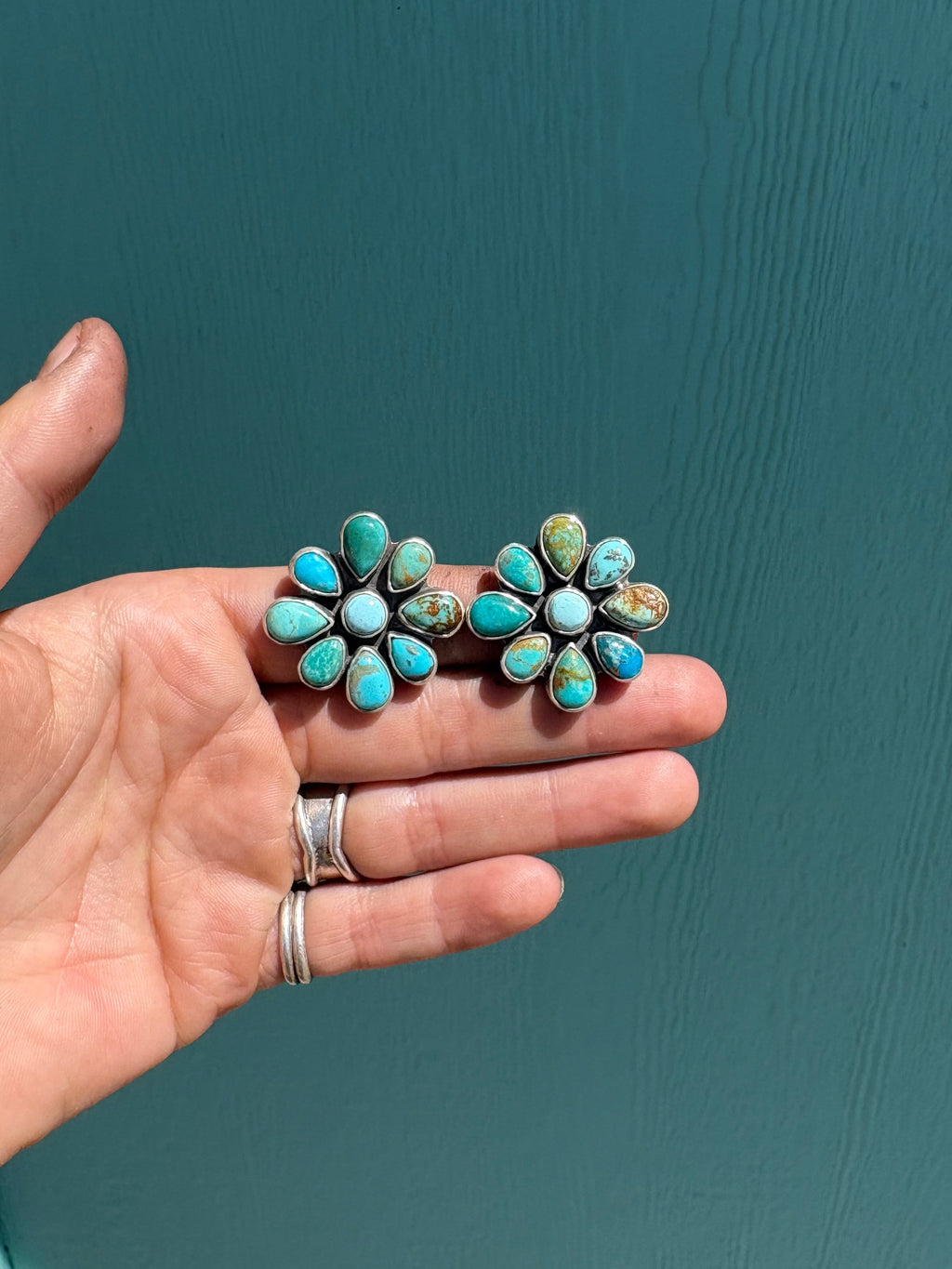 Kingman Flower Studs