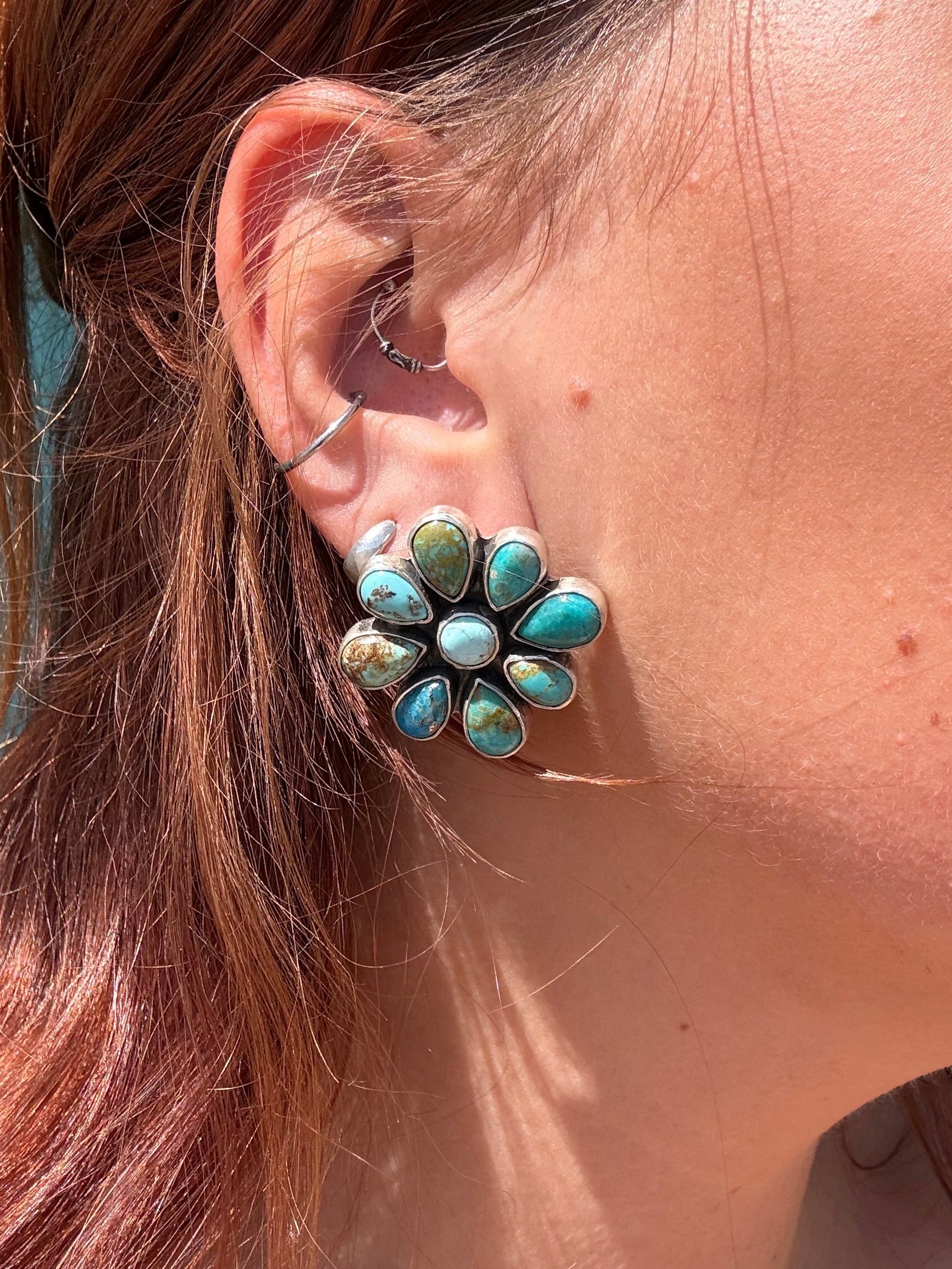 Kingman Flower Studs