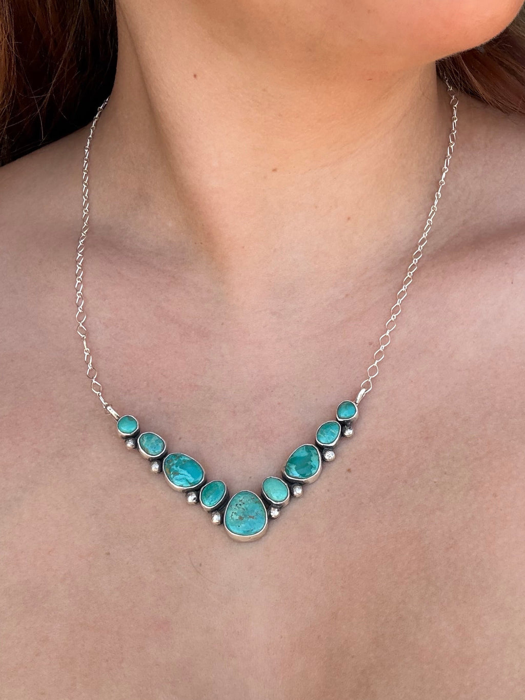 Lone Mountain "V" Necklace