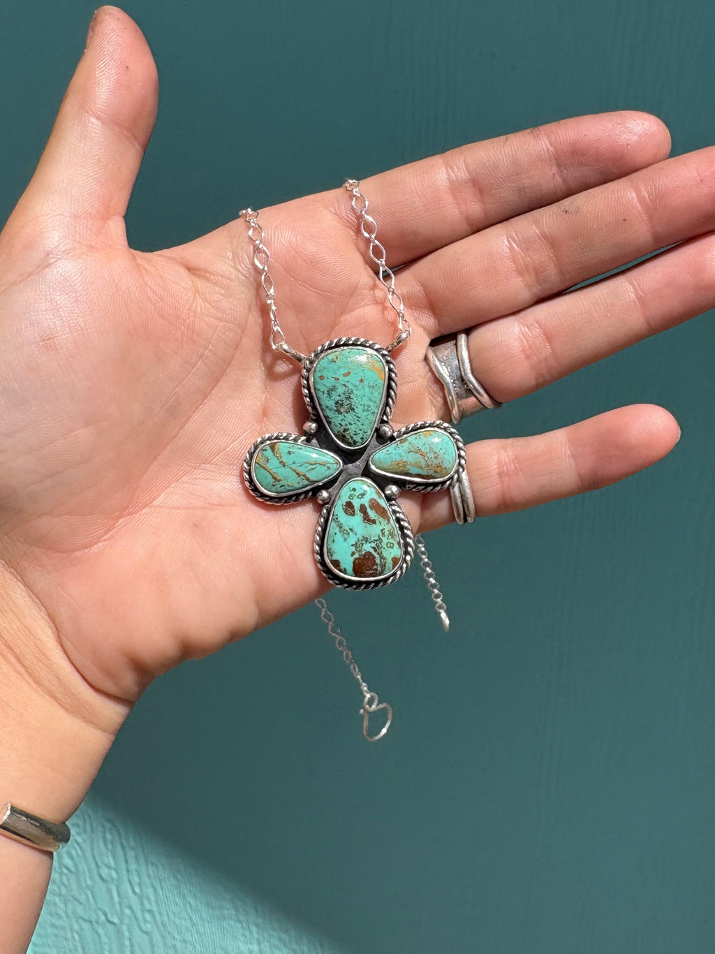Kingman Cross Necklace