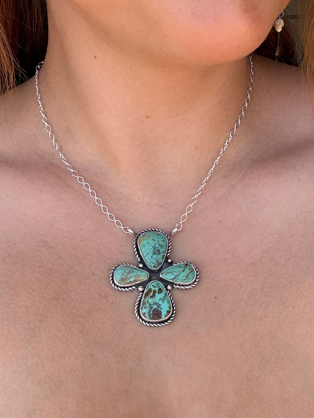 Kingman Cross Necklace