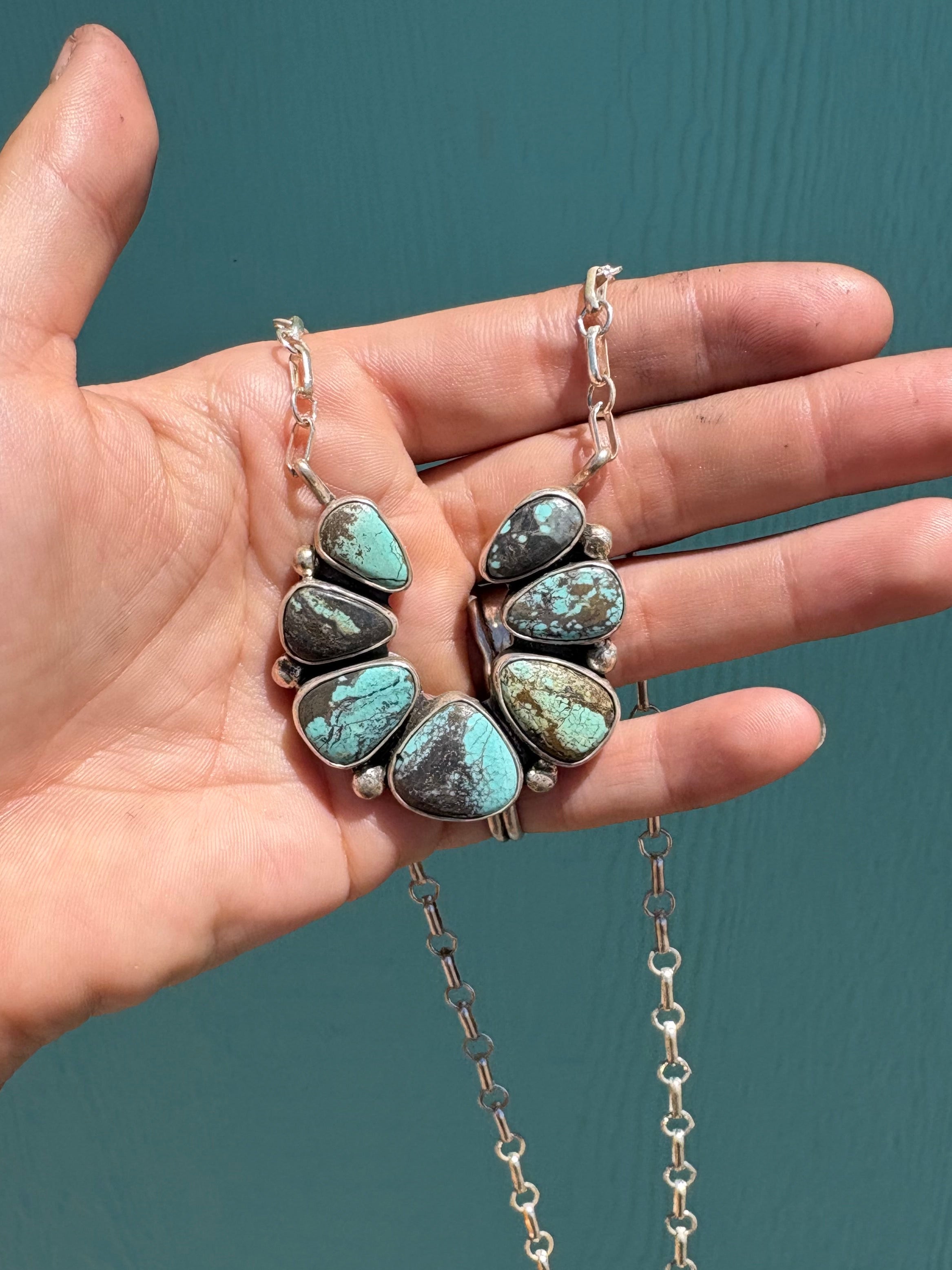 Number 8 Turquoise Horseshoe
