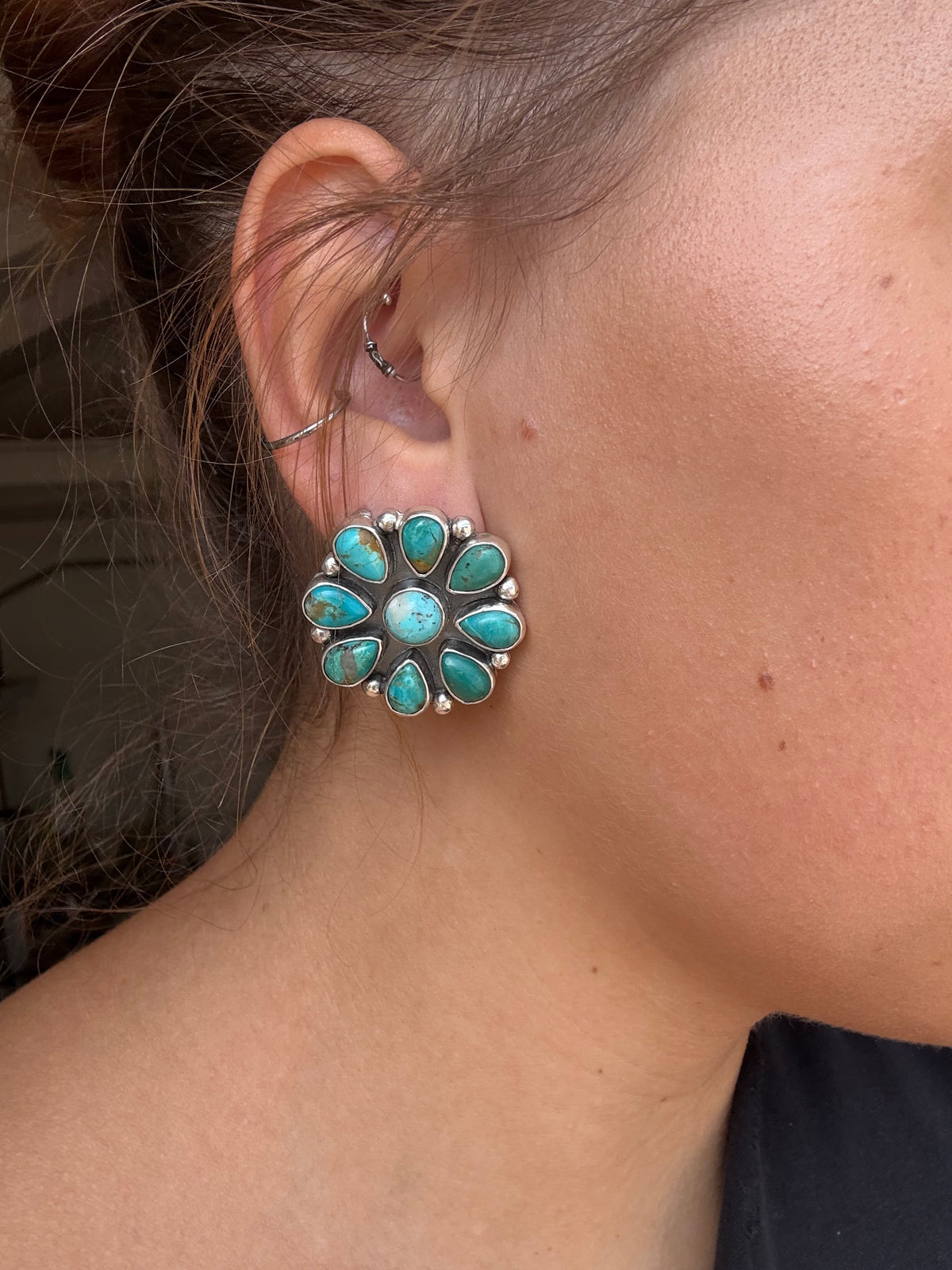 Kingman Flower Studs