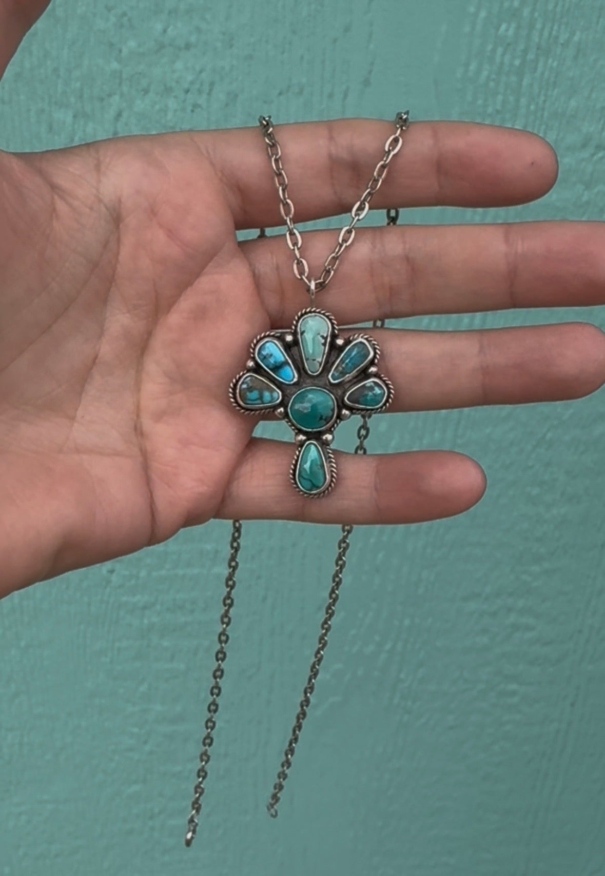 Blackjack Cluster Necklace