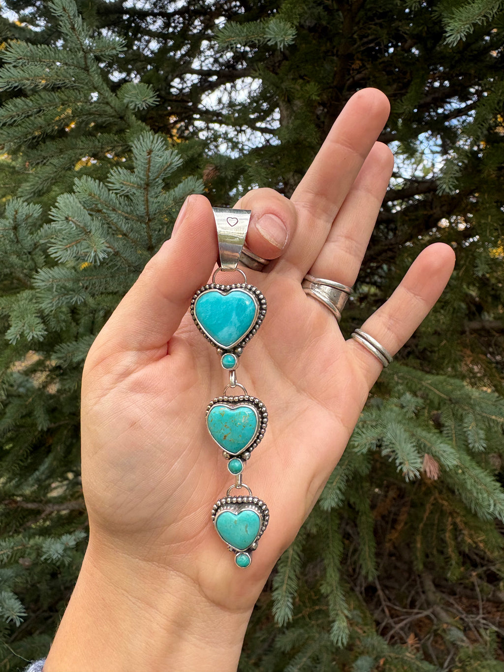 String of Hearts Pendant