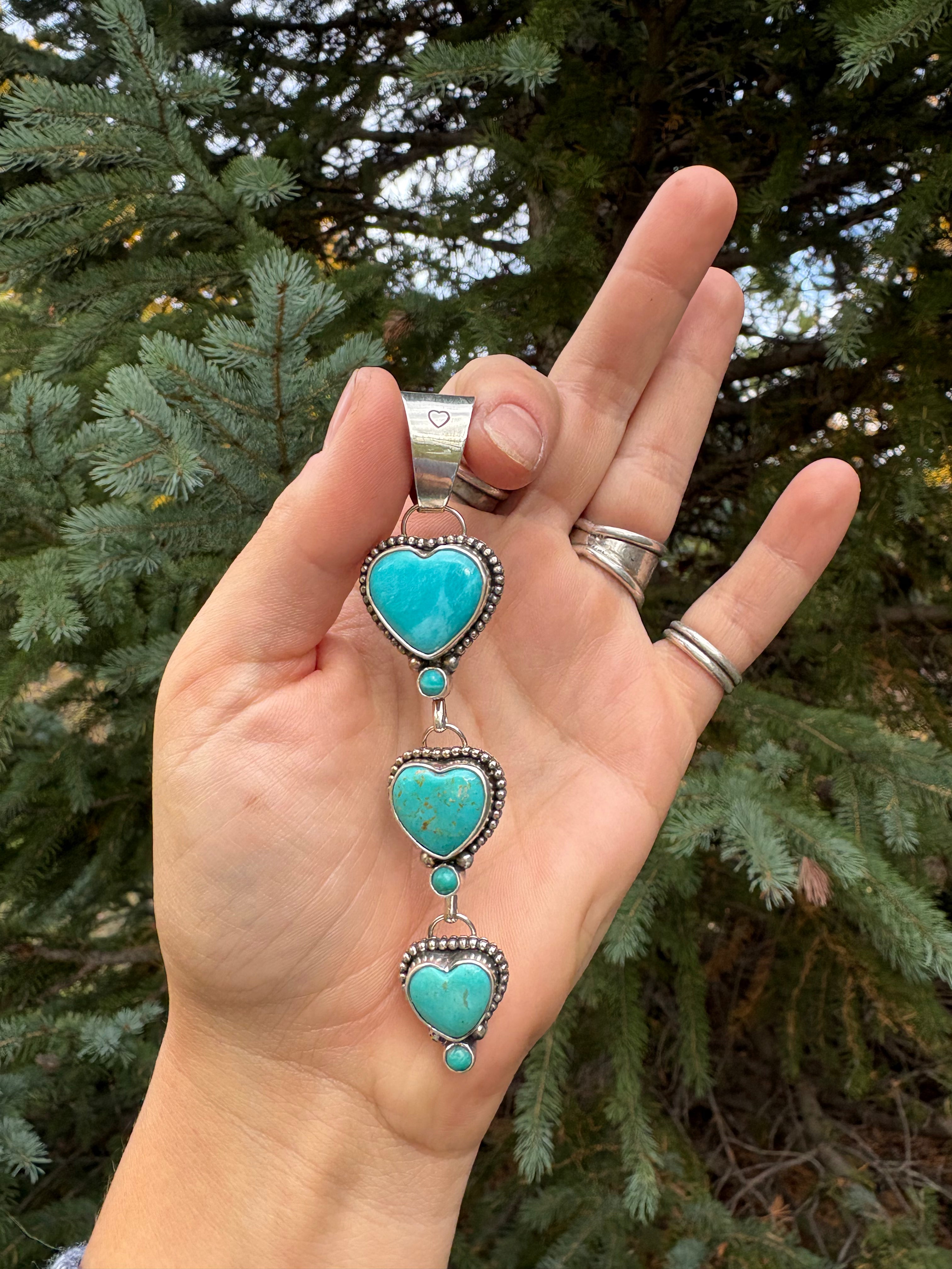String of Hearts Pendant