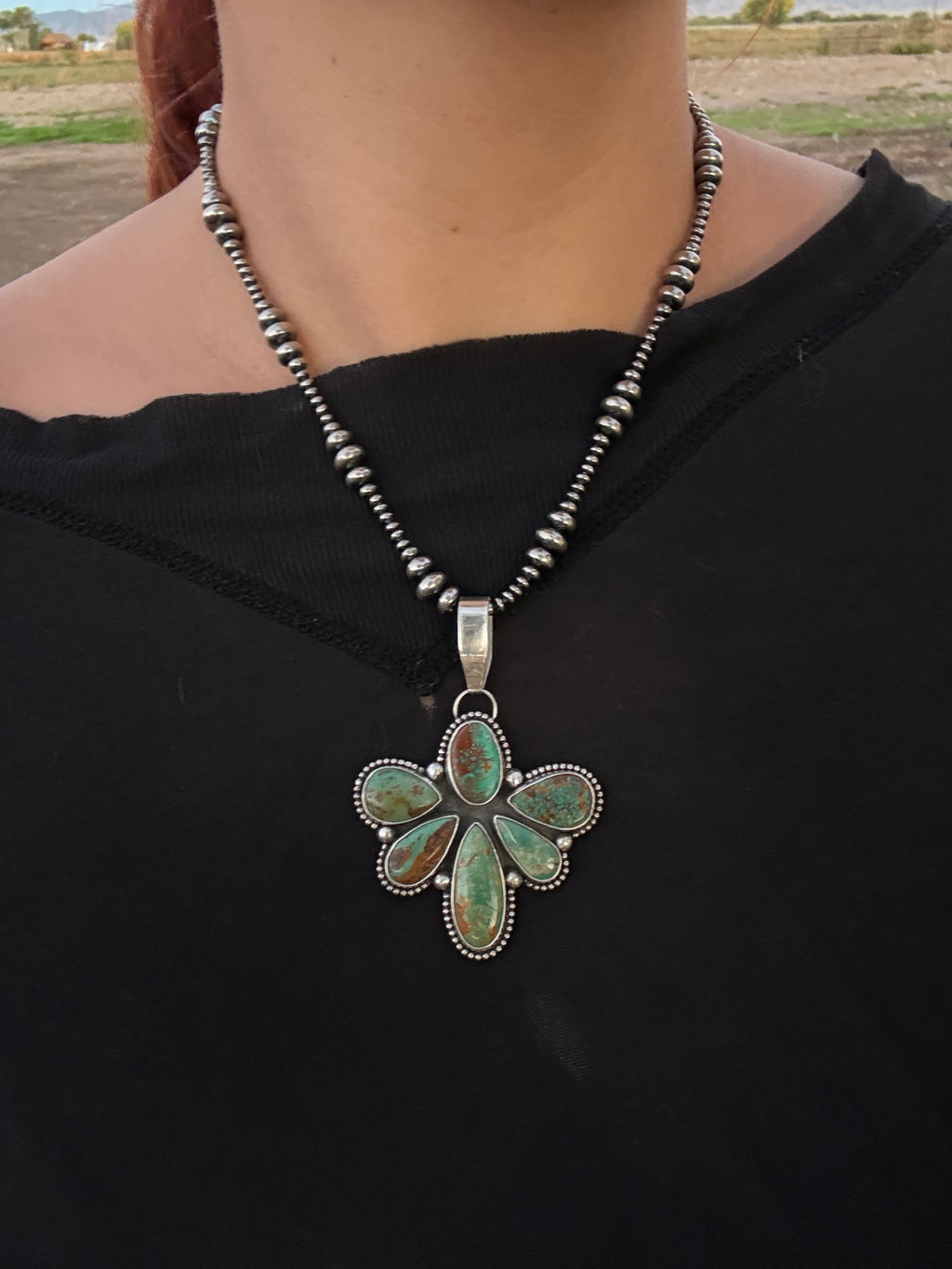 Royston Half Cluster Pendant